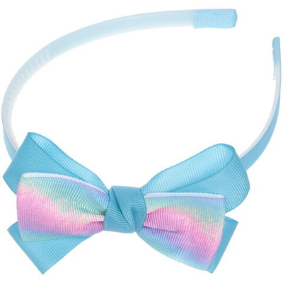 Ободок для волос детский на блистере «Rapunzel- Gradient», микс 6 цветов, 1 см