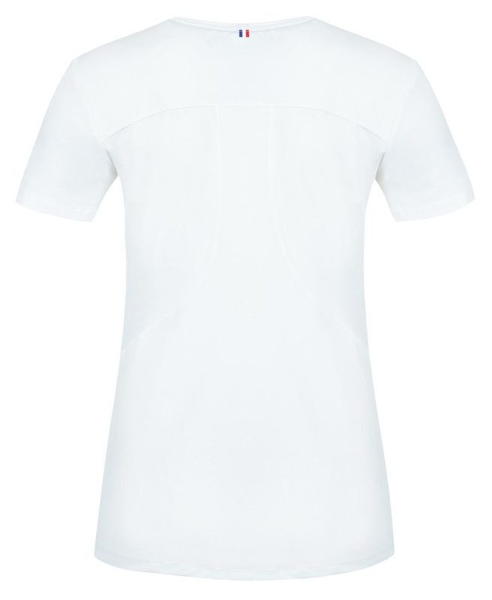 Женская теннисная футболка Le Coq Sportif Training Perf Tee SS No.1 W - new optical white