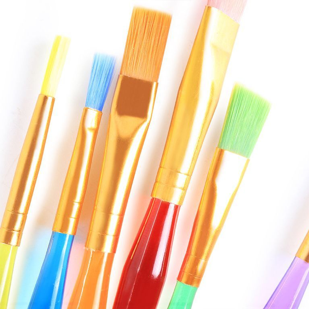 Кисти кондитерские цветные (набор 6 шт)