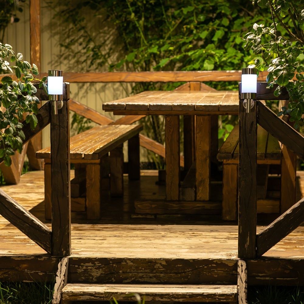 USL-F-153-MM220 SYDNEY Cветильник настенный на солнечной батарее. 1 светодиод. Белый свет. 1xАА Ni-Mh аккумулятор в-к. IP44. TM Uniel