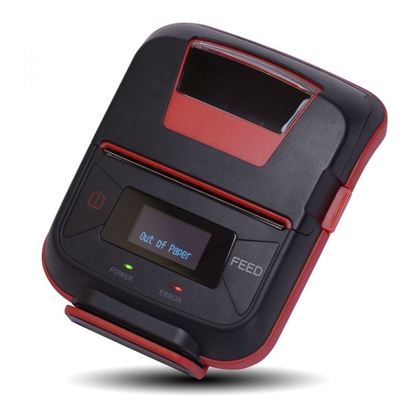 Чековый мобильный принтер Mertech MPRINT E300 USB, Bluetooth, Black, 203 dpi, термопечать, лента 72 мм, Честный Знак, ЕГАИС, QR-код, Bartender