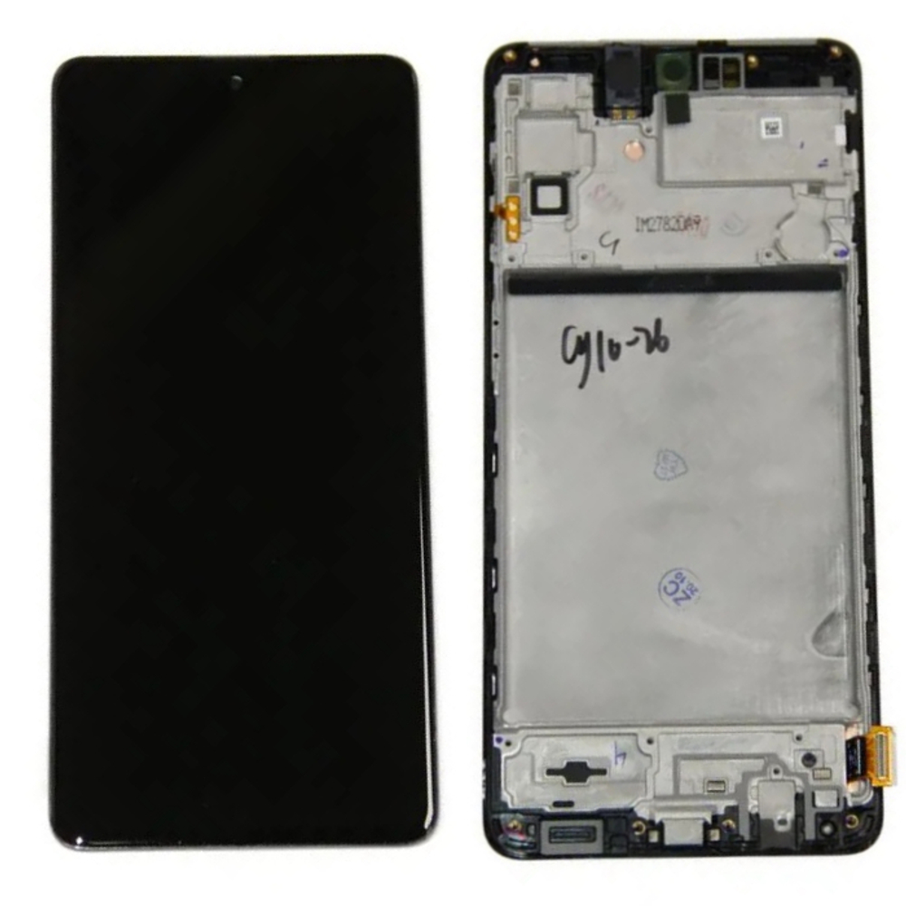 Дисплей для Samsung Galaxy M51 (M515F) с тачскрином и рамкой Черный - OR (SP)