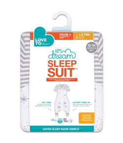 Комбинезон для сна 3-го этапа Love To Dream Sleep Suit 1.0 TOG. Белый