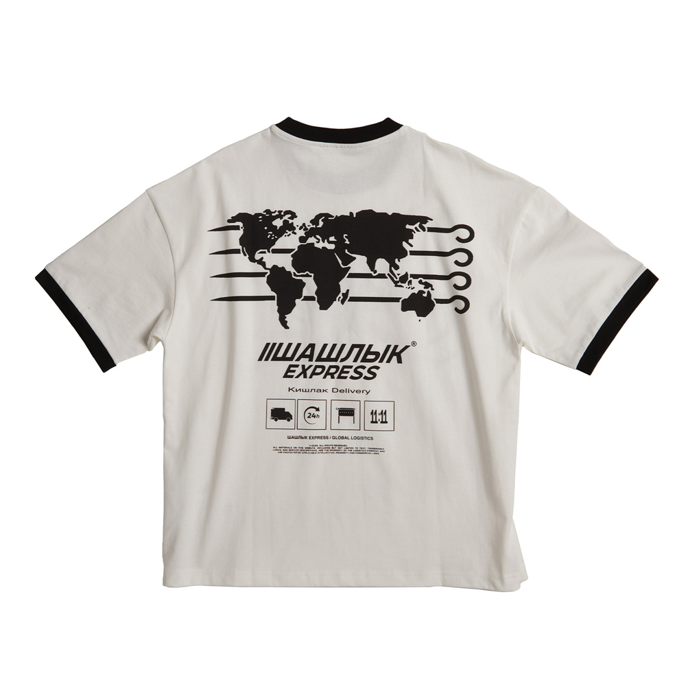 T-Shirt White “Кишлак Delivery”