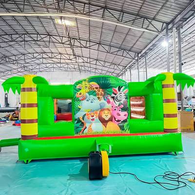 Коммерческий батут «Сафари-экскурсия-2 без горки» 5*4*2.5