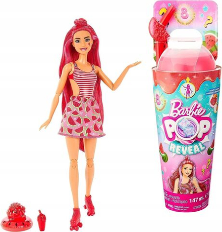 Кукла Barbie Mattel Pop Reveal - Серия Fruit - Кукла Барби Арбузный лимонад HNW43