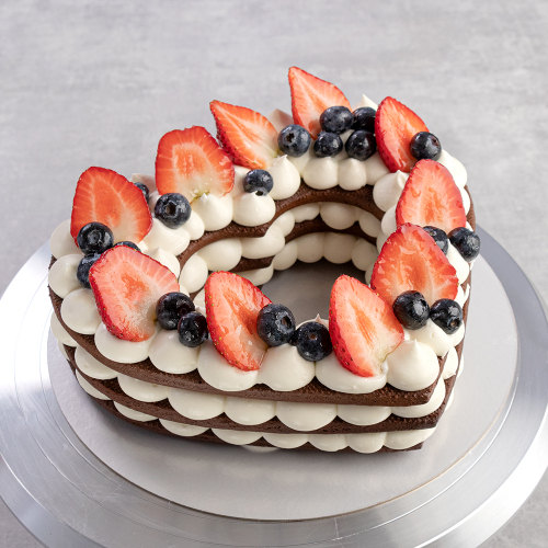 Вырубка "Сердце" пластик 22*20 см