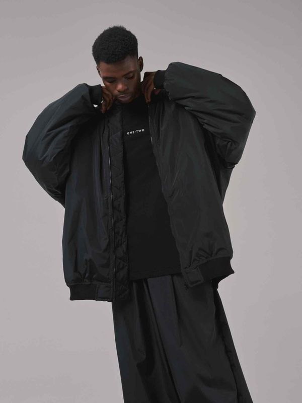 Бомбер Basic черный - фото 5