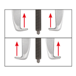 KING TONY (7962B-06) Съемник подшипников 2-х захватный 150 мм