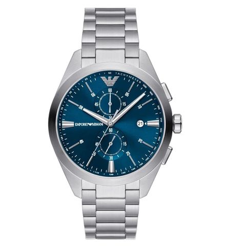 Наручные часы EMPORIO ARMANI AR11541, серебряный/синий