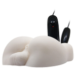 Мастурбатор с вибрацией "мужская попка" Bigger Man (Цвет: телесный)