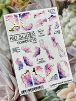 Слайдер-дизайн Nail Design combi -210 (золото)