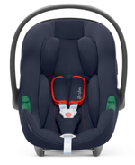 Коляска Cybex Balios S Lux TPE complete Aton B2 Bay Blue 3 в 1 Chocolate Brown с дождевиками
