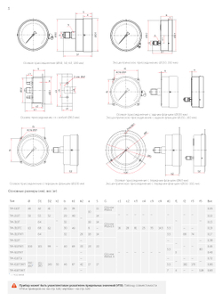 Манометр ТМ-610Р.00 радиальный Дк150мм 0-25 кгс/см2 кл.1,5 М20х1,5 Росма