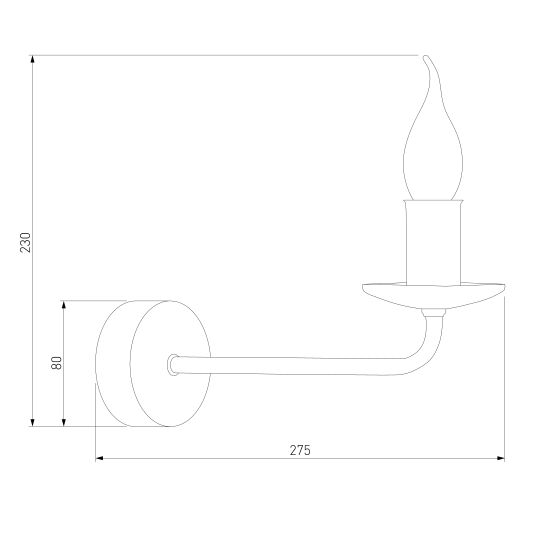4611 / настенный светильник / Limal