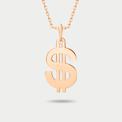 Подвеска из розового золота 585 пробы без вставок (арт. 500483-1000)