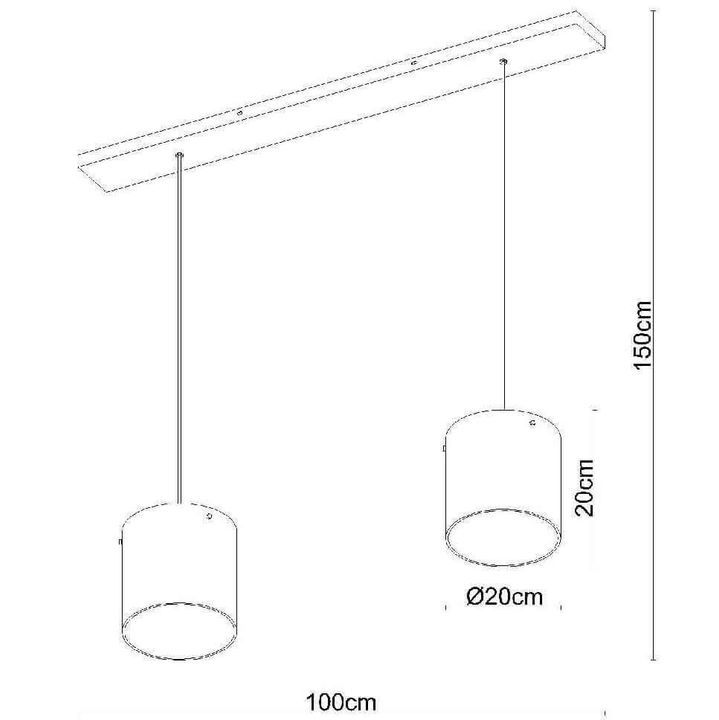 Подвесной светодиодный светильник Lucide Owino 74402/02/65