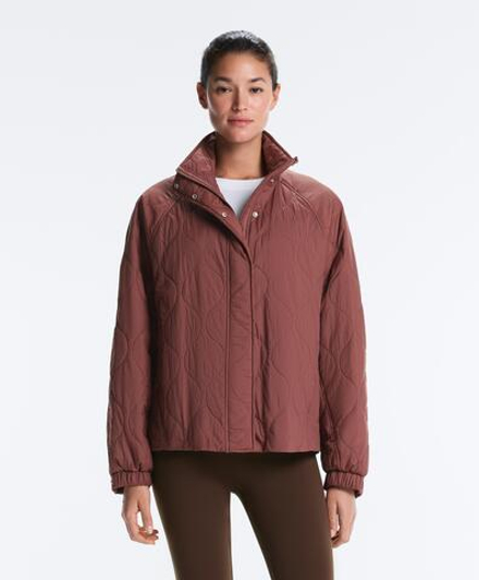 Oysho Водоотталкивающая утепленная куртка FELLEX® AEROGEL, линялый махагон