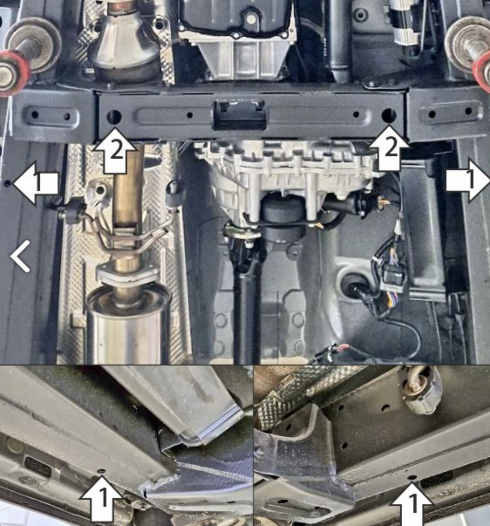 Защита двигателя для KGM Rexton (2023-) MOTODOR.72807