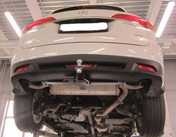 Фаркоп Бизон на Acura Rdx FA 0856-E (c 2013 г.в.) (паспорт и сертификат в комплекте)(без электрики)