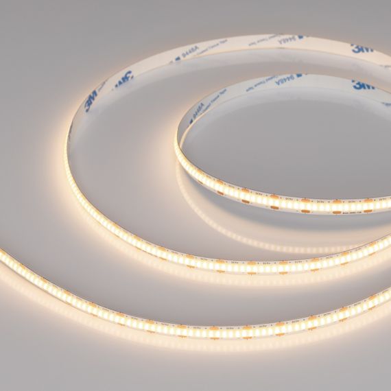 Светодиодная лента Arlight 5W/m 360 LED/m CSPSMD теплый белый 5М COB-X360-8mm 5V 041704