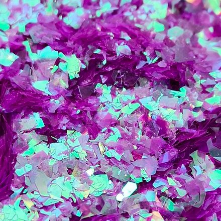 Хлопья Сиреневые перламутровые для дизайна ногтей, маникюра, бодиарта, макияжа...
