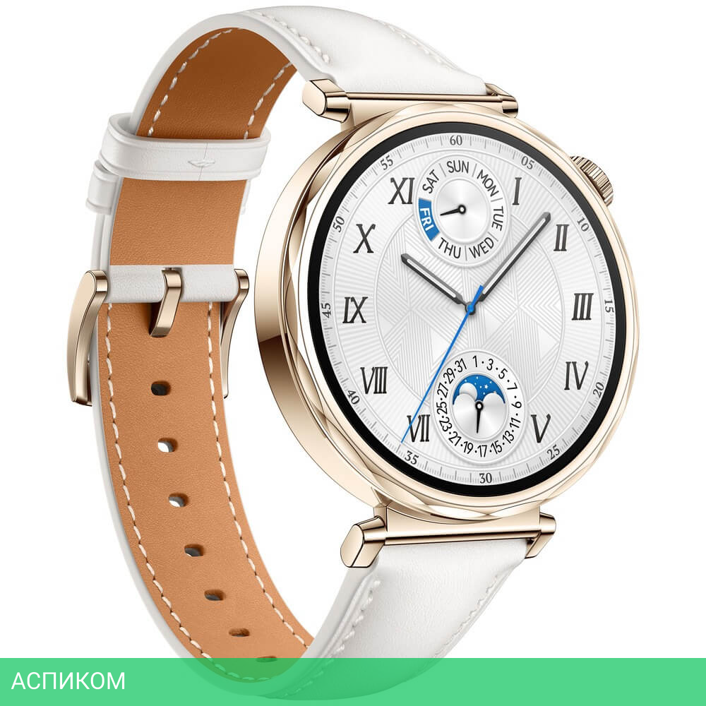 Умные часы Huawei Watch GT 5 41мм JNA-B19 White Composite Leather Strap (55020DHA)
