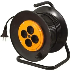 Удлинитель 50м на катушке 4 розетки ПВС 2*1,5