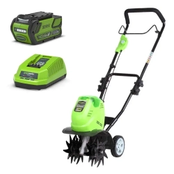 Культиватор аккумуляторный Greenworks G40TLK6 (1 x 6 Ач, ЗУ) 27087UF