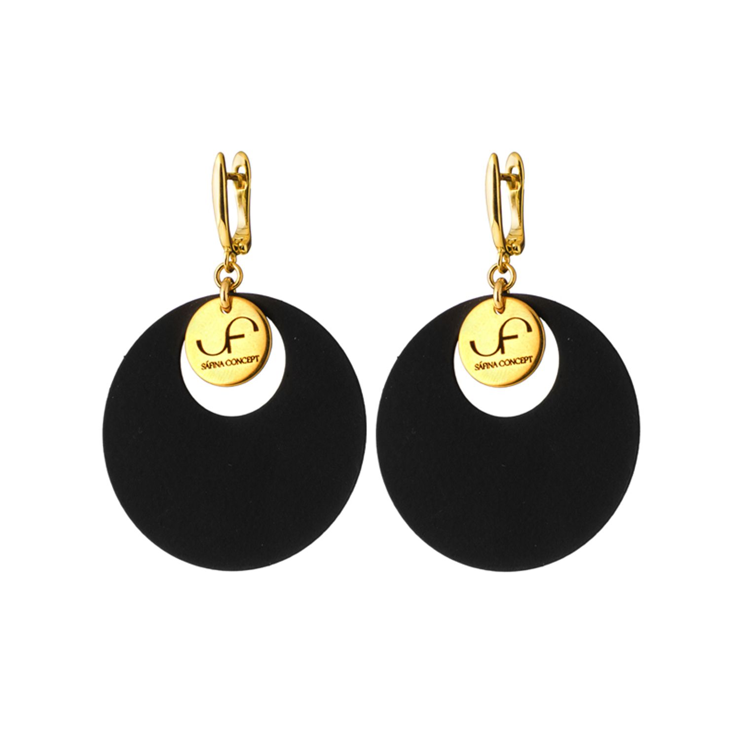 Серьги Черное Полотно