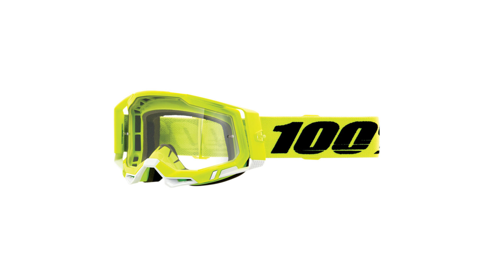 Очки 100% Racecraft 2 Goggle Yellow / Clear Lens (50009-00004)