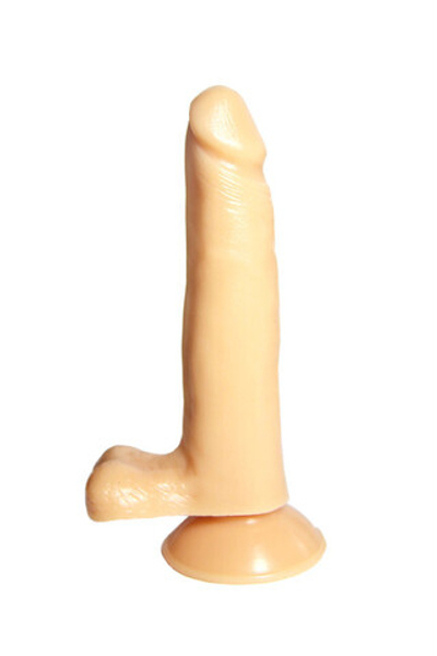 Фаллоимитатор на присоске Джага Джага 16,5 см (Цвет: телесный)