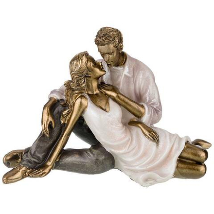 СТАТУЭТКА "ВЛЮБЛЕННЫЕ" 16,5*11*11,5 СМ. СЕРИЯ "ФЬЮЖН" (КОР=12ШТ.)