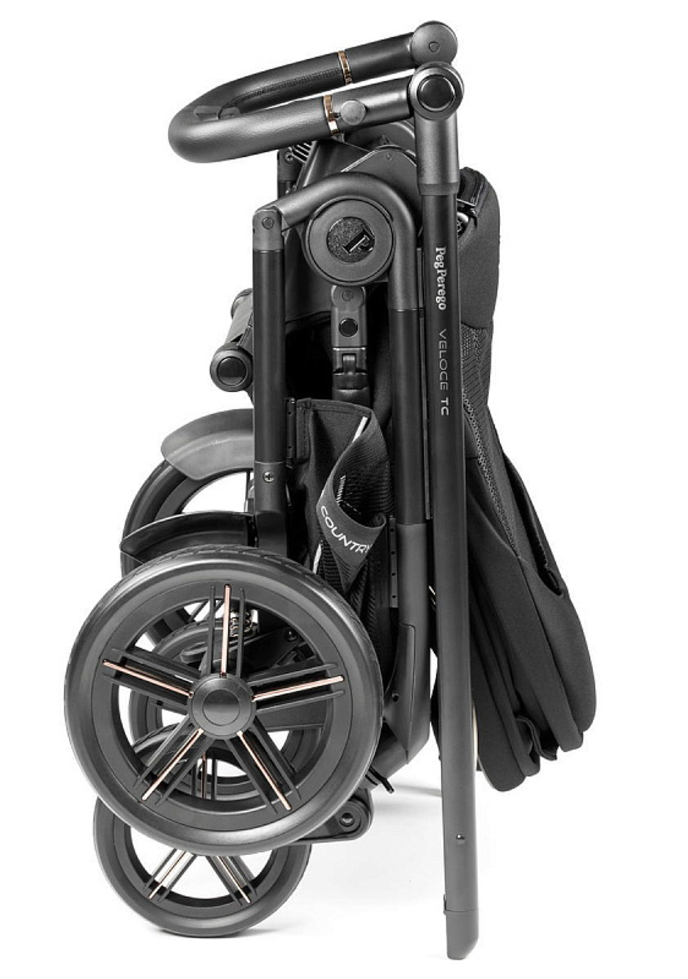 Коляска 3 в 1 Peg Perego Veloce TC Belvedere SLK True Black