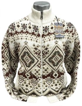 Pulltonic из шерсти и кашемира на полном замке "Русские Узоры" Размеры (50-54)