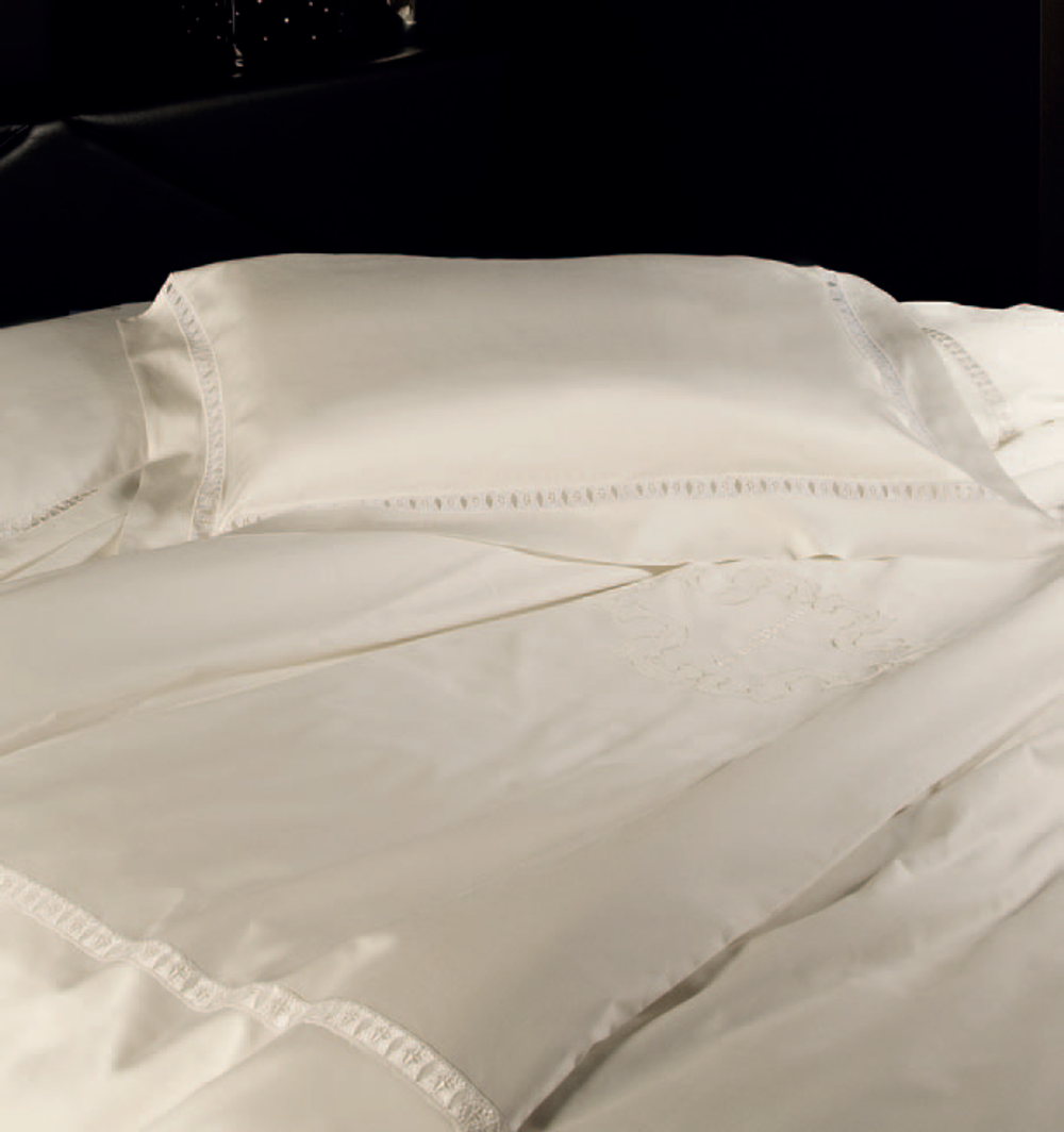 Постельное белье 2 спальное евро Cesare Paciotti Miss Clair белый