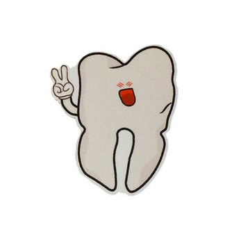 Значок деревянный (брошь)  Зуб. Fire Pin