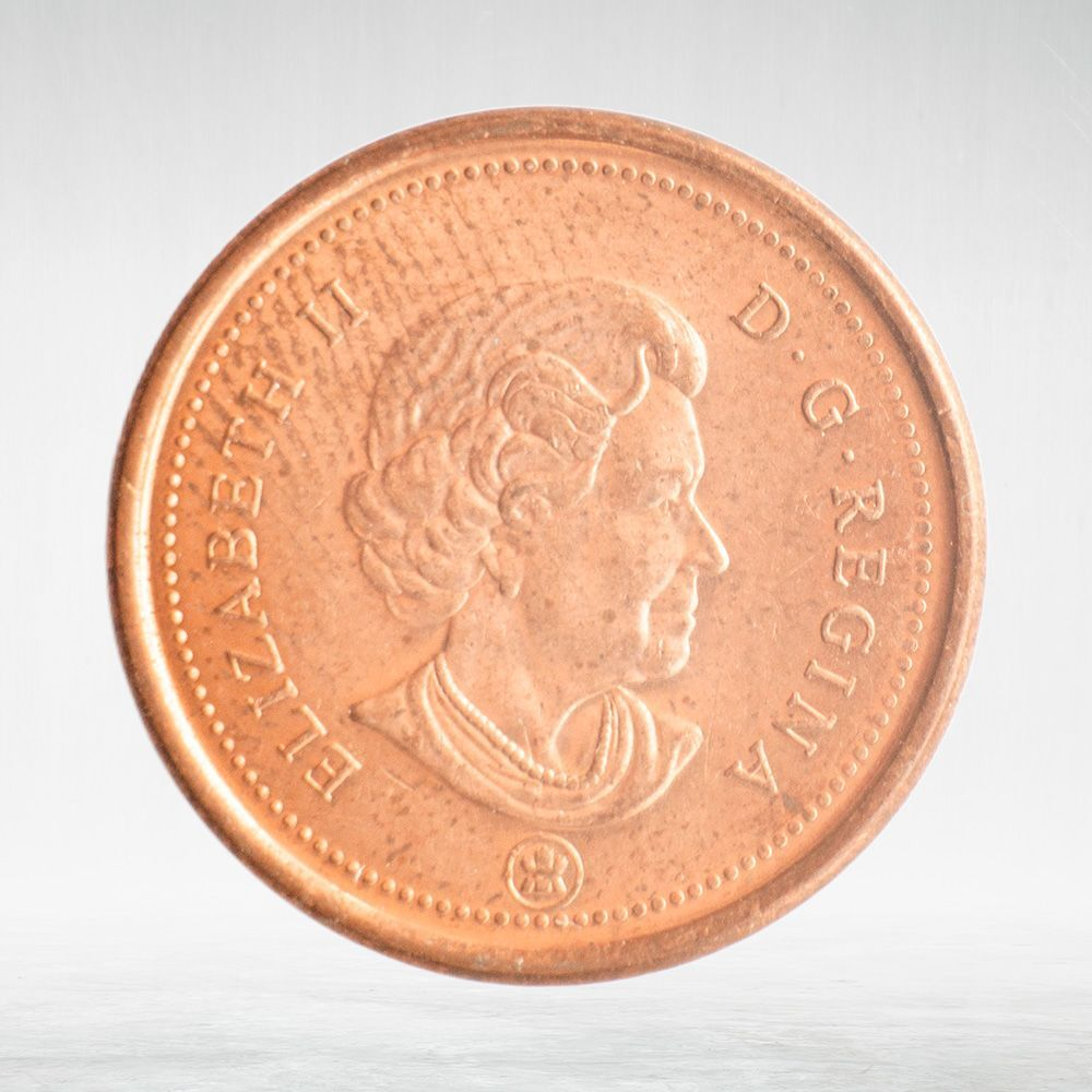 Canada, 1 Cent, 2008 – Elizabeth II (Fourth Portrait), AU