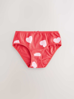Трусы для девочки Next AA7-134, 5 шт., Белый, Красный, Розовый