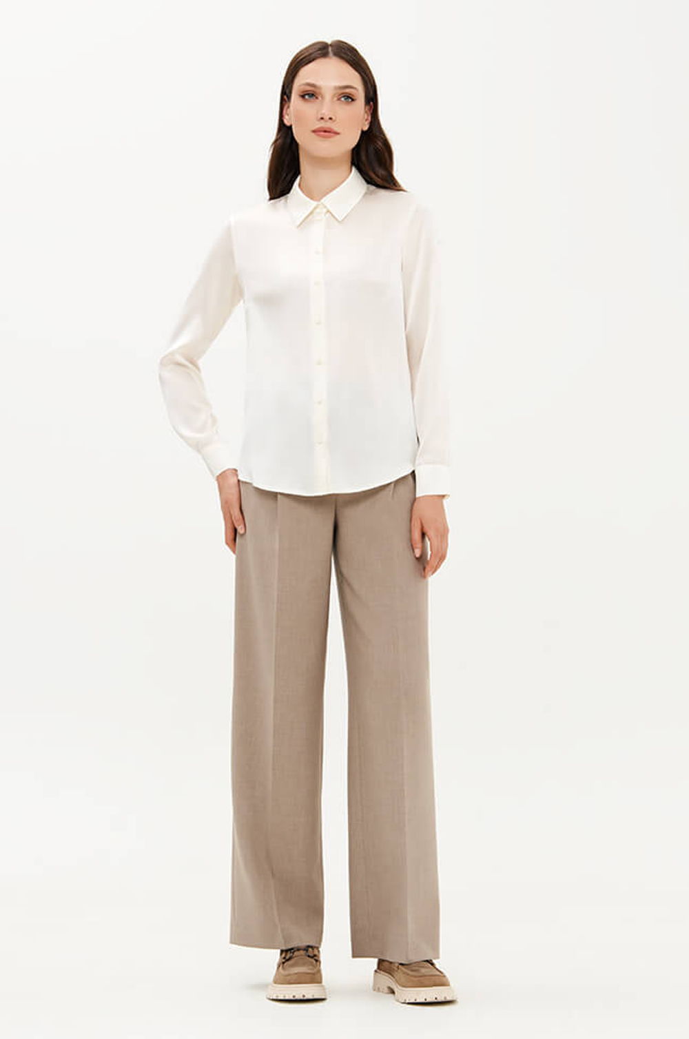 23457 Блузка женская (молочный)