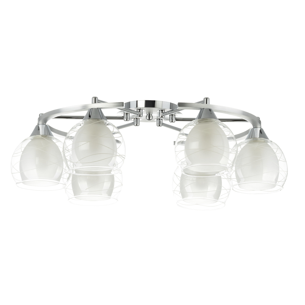 Citilux Буги CL157162 Люстра потолочная Алюминий Хром