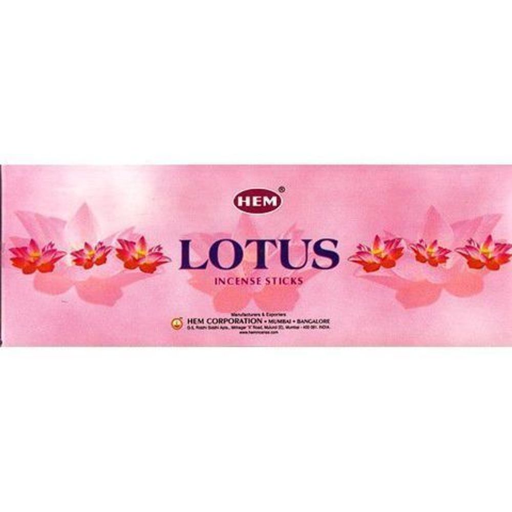 HEM Lotus шестигранник Благовоние Лотос