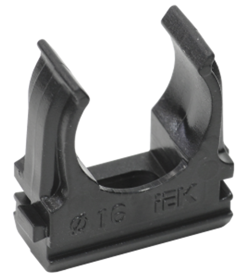 ELASTA Держатель с защелкой CF16 черный IEK