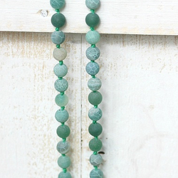 Бусы Зеленый лёд (6мм, сине-зеленые)