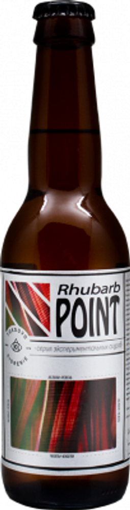 Сидр Токсовская Сидрерия Рубарб Поинт Винтаж 2021 / Cider Toksovo Cidrerie Rhubarb Point Vintage 2021 0.33 - стекло