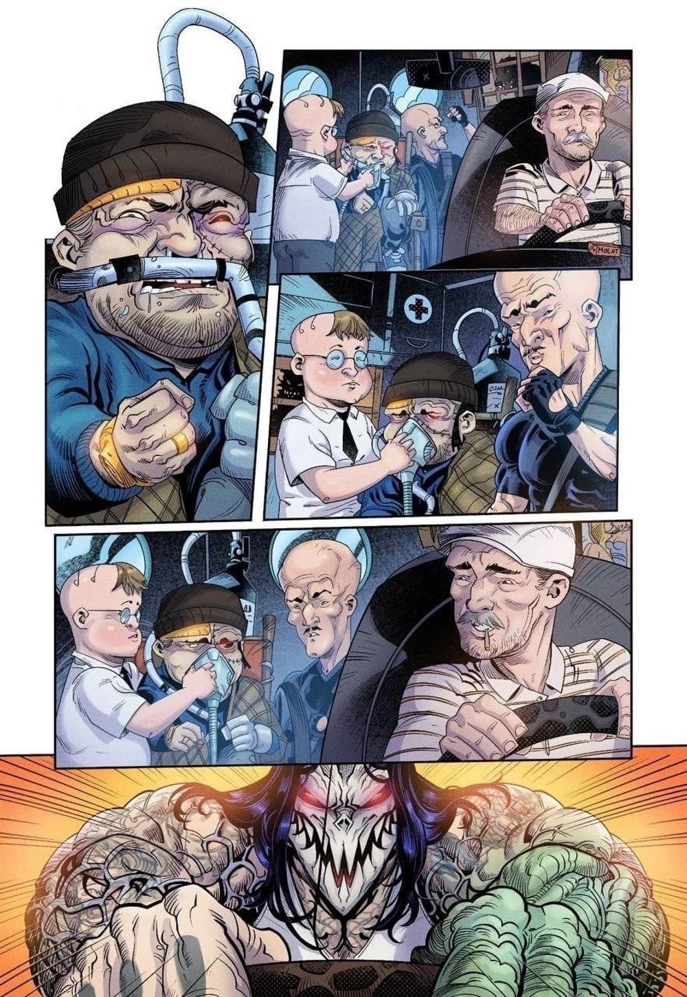 Комикс Техник против Дитя Тьмы