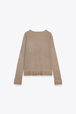 ZARA ТРИКОТАЖНЫЙ ДЖЕМПЕР, НОРКА