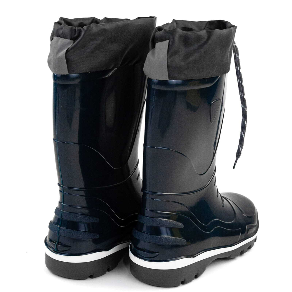 328101 ПВХ школьные, утепл., с манжетой, 32, Темно-синий