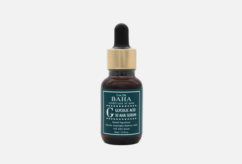 COS DE BAHA Сыворотка c гликолевой кислотой для проблемной кожи GLYCOLIC ACID 10 AHA SERUM (G) (30 мл)
