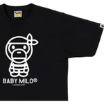 A Bathing Ape Pirate Baby Milo Tee черный
